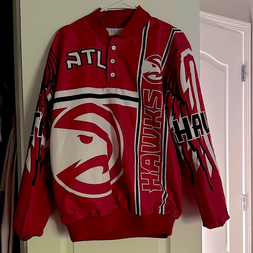Vibrant, Retro Style Atlanta Hawks NBA Jacket